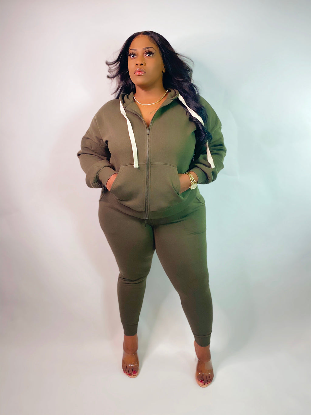 “SWEATING ME” Jogger Set